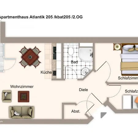 Apartmenthaus Atlantik Apartmenthaus Atlantik 205 Ostseebad Kühlungsborn
